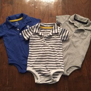 Carter’s Polo Onesies 9 months